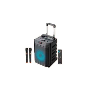 Attoh Espace Multimédia 156 🔊Haut-Parleur Bluetooth de Fête (STHP-8088M) SMART TECHNOLOGY Avec 2 Micros Sans Fil + Télécommande